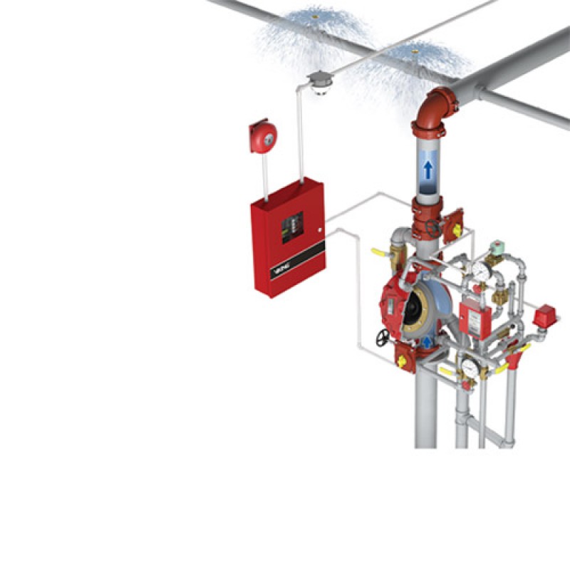 Viking Baskın Alarm Vana Sistemi (Deluge System) FLANŞLI TİP PN16 - Su Motorlu Gong Viking Baskın Alarm Vana Sistemi (Deluge System) FLANŞLI TİP PN16 - Su Motorlu Gong